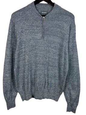Bonobos Men's Quarter-Zip Sweater Size Medium Cotton/Cashmere